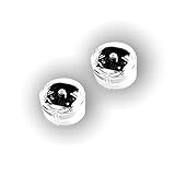 MIRACLE 高級 サークル LED ライト ２個セット スタンド式 ソーラー 太陽光パネル 自動点灯 照明 ガーデニング 用品 防犯 (ホワイト２個セット) MC-MD302-WH