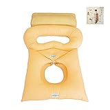 快眠枕(M) ＋おっぱいクッション＋マタニティ用クッション2枚組 きょうろまん 【イエロー 快眠お助け4点セットM】