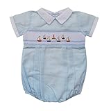 Carriage Boutique SHIRT ベビー・ボーイズ US サイズ: 9 Months カラー: ブルー