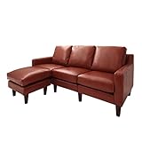 ヴィンテージ調レザーコーナーカウチソファ【Covent G】コヴェントG