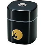 たつみや(Tatsumiya) 茶入れ 黒月うさぎ サイズ：約W8 D8 H10 56535