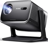 【Google TV搭載·2025新型】Aurzen プロジェクター 家庭用 500ANSI 天井 1080P フルHD 1.35:1 投影比率 短焦点 20W HiFi スピーカー内蔵 小型 WiFi6 ブルートゥース Google cast 対応 ToF オートフォーカス/全自動台形補正/スクリーンアジャスト/障害物自動回避/ズーム 防塵 静音 BOOM mini ライトブルー