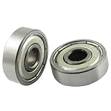 DealMux 626Z Double m?tallique blind? miniature Metric roulements ? billes 6 x 19 x 6 mm 5 pi?ces,