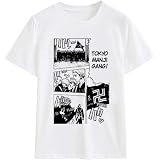 OUHUAN 東京卍リベンジャーズ Tシャツ 半袖 トップス 日常服 上着 丸首 夏服 カジュアル コスプレ衣装 子供用 大人用 記念シャツ スウェットシャツ スウェット (color8#,XL)