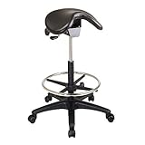 # st205 Worksmart SeatingバックレスOffice Stoolサドルシート付き角度調整、25。。。モデル: