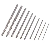 B Blesiya 約10本　ドリルビット　高速スチール　ハンドドリル　汎用　0.8〜3ミリメートル　修理　穿孔