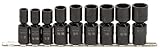 Armstrong 20-899 1/2-Inch Drive 6 Point SAE Maxx Universal Impact Socket Set, 9-Piece by Apex Tool G