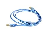 USBケーブル A-B 1.3m フェライトコア付き