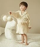 [Organic Shop] 100% Organic Cotton Baby Hooded Bath Towel Bath Robe (3-24 Months) by Bless Nature