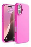 【elago】 iPhone 16 対応 ケース シリコン 耐衝撃 スマホケース 指紋 防止 サラサラ シリコンケース [ iPhone16 アイフォン 16 対応 携帯ケース ] iPhone 16 Case SILICONE CASE アイスレッド