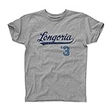 Evan LongoriaスクリプトB Tampa Bay Kids Tシャツ カラー: グレー