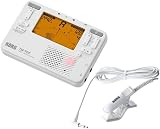 コルグ チューナー メトロノーム TM-70F WH + チューナー用マイク CM-400 WH セット ホワイト