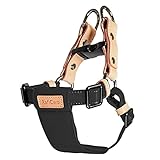 [RafiCaro] ハーネス 小型犬 中型犬 犬ハーネス おしゃれ 犬用 犬用胴輪 ドッグ軽い 簡単装着 人気 丈夫 首輪 リード 着脱簡単 ブラック