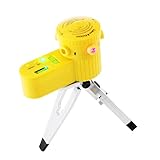 URIJK レーザー墨出し器 クロスラインレーザー 自動水平調整機能 高輝度 地墨