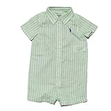 (ポロ ラルフローレン チルドレンズウェア)POLO RALPH LAUREN CHILDRENSWEAR ベビー 男の子 ショートオール Striped Linen-Cotton Shortall 