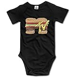 赤ちゃん&ベビー服 アメリカ ハンバーグ ニューヨーク ロンドン 半袖ロンパース 夏 女の子 男の子 24 Months ブラック