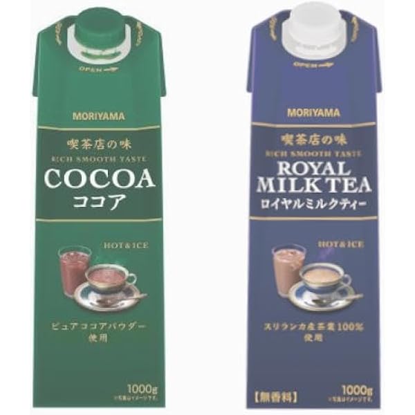 Amazon.co.jp: 【2種アソート】守山 乳業 喫茶店 の味 ココア
