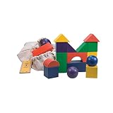 15 の部品が付いている SINA 袋新しいブロックの木のおもちゃの石の 5cm