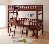 収納ができる天然木分割式2段ベッド Pacio パシオ ホワイトウォッシュ