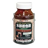 アトムハウスペイント 水性木部着色ステイン 130ML チーク