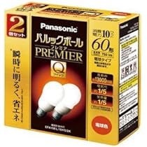 Amazon | パナソニック 電球形蛍光灯 パルックボールプレミアQ