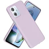 【 Moilyo 】対応MOTO G64 5G/MOTO G64Y 5G用の ケース シリコン レンズ保護（パープル）モトローラ モトG64 5G用 スマホケース マット質感 全面保護 耐衝撃 滑り止め ソフト TPU シリコン カバー 薄型 軽量 ストラップホール付き 落下防止 g64 5g ソフトカバー (PURPLE)