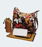 OiOi HOBO マザーズバッグ セピアバタフライ 6338
