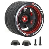 Rc 金属ハンド RCモデル用 RC模型用 ステアリングホイール RCリモコン金属ハンド ホイール For SANWA MT4 For FUTABA 4PX 7PX For FLYSKY NB4 For WFLY X9 適用 ステアリング ホイール (レッド B)