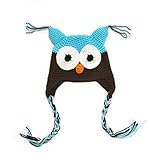 Multicolor Knitted Baby Girls Boys Hat Owl with Ear Flap (5) by Sanwood