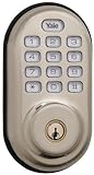 Yale Real Living Keyless Push Button Deadbolt with Z-Wave in Oil Rubbed Bronze (YRD210) [並行輸入品]