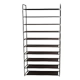 二ュードラ(Newdora) シューズラックタワー シューズラック 玄関収納 小物 靴 10段 幅85.5×奥行28×高さ170cm