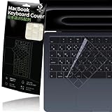 日本メーカー品 MacBook Neo/Air/Pro 13-16インチ (2021-2026) キーボードカバー JIS配列 [最新型番対応] M5 M4 M3 M2 極薄 透明 TPU 型番 A3449 A3426 A3404 A3240 A3113 A2681 A2941 A2991 A2779 A2442 対応 マックブック 防塵 (クリアブラック)
