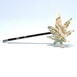 もみじ 夜光貝 ヘアピン シルバー色