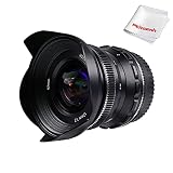 PERGEAR 12mm F2 広角マニュアルフォーカス単焦点レンズ APS-C ソニー Eマウントカメラ対応 NEX-5NEX-C3 NEX-5N NEX-7 NEX-F3 NEX-5R NEX-3N NEX-5T A3000 A5000 A6000 A3500 A5100 A6300 A6500に適用 (Eマウント)