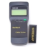 SC-8108 ネットワークアナライザー 電話ケーブルチェッカー　ケーブルテスター(電話線 電気 通信 工事）