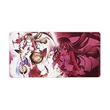 マウスパッド パンドラハーツ アリス デスクマット アニメ 大型 ゲーミングマウスパッド キーボードパッド ラップトップマット 滑り止め 防水 耐久性 快適操作性 仕事 ゲーム オフィス ホーム プレゼント