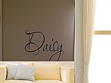 Daisy男の子女の子部屋保育園ベビーキッズ名前ビニール壁引用ステッカー