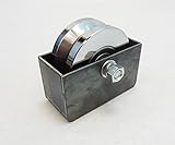 4 " V -スライドゲートホイール& axle- Includes 5 " x 3 "溶接のマウントボックス