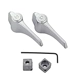 BrassCraft SH3461 Universal Fit Handle Pair for Lavatory and Kitchen/Tub/Shower Faucet Applications 