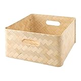 ＩＫＥＡ/イケア　BULLIG：バスケット32x35x16 cm　竹 （102.648.92）