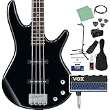 Gio Ibanez GSR180 ベース 初心者12点セット 【ヘッドホンアンプ付】 BK エレキベース ジオ アイバニーズ