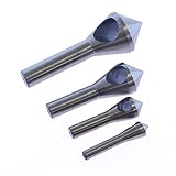 4pcs/Lot Countersink & Deburring Bits 2-5mm 5-10mm 10-15mm 15-20mm Tool Set Expanding Drill Step Dri