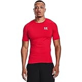 [アンダーアーマー] トレーニングベースレイヤー UAヒートギアアーマー ショートスリーブ シャツ メンズ Red/White XL
