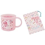 【セット買い】コップ 200ml 食洗機対応 + コップ袋  ぼんぼんりぼん フラワー