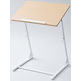 山善(YAMAZEN) サイドテーブル 幅55 ナチュラル DPT5540(NA/WH)