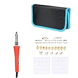 KKmoon 37点セット 30W ウッドバーニングセット 焼き絵セット ハンダゴテ 木製焼き/彫刻/型押し 110-120V 彫刻 美術工芸品 DIY作業工具