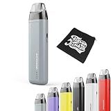 【Lite】aspire Minican Lite アスパイア ミニカン ライトポッドキット |1200mAh 大容量バッテリー| Type-C充電 |オートドロー対応 |コイル交換式or一体型|調整可能エアフロー|FlavorKitchenオリジナルミニポーチ| VAPE 電子タバコ スターターキット (Cool Grey)