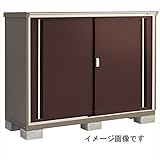 『配送は関東・東海限定』イナバ物置　KMW／ナイソーシスター　KMW-176C　全面棚タイプ　　『二重構造収納庫 KMXシリーズのモデルチェンジ DIY向け 小型物置 屋外』 ブロンズグレー