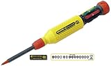 Megapro 151YW/RD-PLR-PDM Display Steel Hex Multi Bit 15-in-1 Authentic Double-End PL Robertson Screw