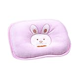 YideaHomeソフトホットコットンベルベットニューボーン赤ちゃんアンチロール枕防ぐ 平らな頭スリーピングポジショナーかわいい